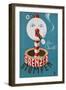 Grenzer Stumpen Poster-null-Framed Giclee Print