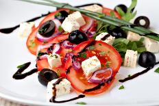 Vegetable Salad with Feta Cheese-Gresei-Laminated Photographic Print