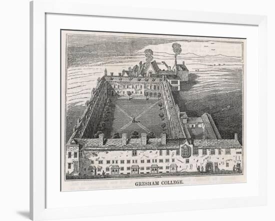 Gresham College 1834-I Dodd-Framed Art Print