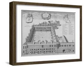 Gresham College, City of London, 1740-George Vertue-Framed Giclee Print