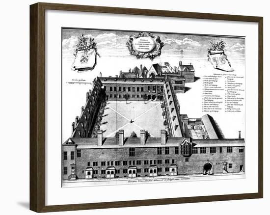 Gresham College, London, 1739-null-Framed Giclee Print