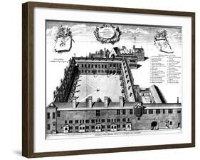 Gresham College, London, 1739-null-Framed Giclee Print