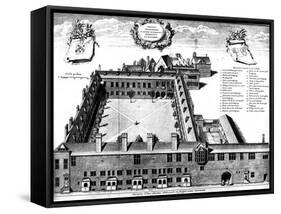 Gresham College, London, 1739-null-Framed Stretched Canvas