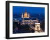 Gresham Palace Lit Up at Night, Budapest, Hungary-Peter Adams-Framed Photographic Print