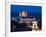 Gresham Palace Lit Up at Night, Budapest, Hungary-Peter Adams-Framed Photographic Print