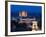 Gresham Palace Lit Up at Night, Budapest, Hungary-Peter Adams-Framed Photographic Print