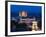 Gresham Palace Lit Up at Night, Budapest, Hungary-Peter Adams-Framed Photographic Print