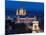 Gresham Palace Lit Up at Night, Budapest, Hungary-Peter Adams-Mounted Photographic Print