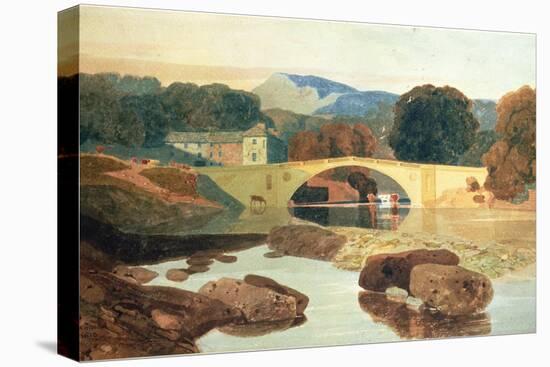 Greta Bridge, Yorkshire, 1810-John Sell Cotman-Stretched Canvas