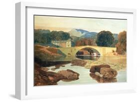 Greta Bridge, Yorkshire, 1810-John Sell Cotman-Framed Giclee Print