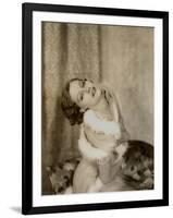 Greta Garbo (1905-1990)-null-Framed Premium Giclee Print