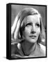 Greta Garbo (b/w photo)-null-Framed Stretched Canvas