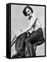 Greta Garbo (b/w photo)-null-Framed Stretched Canvas