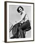 Greta Garbo (b/w photo)-null-Framed Photo