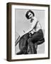 Greta Garbo (b/w photo)-null-Framed Photo