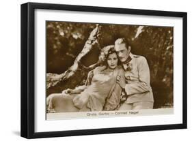Greta Garbo, Conrad Nagel-null-Framed Photographic Print