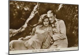Greta Garbo, Conrad Nagel-null-Mounted Photographic Print