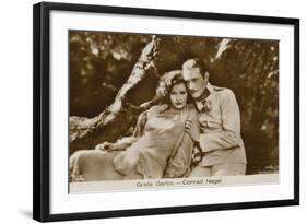 Greta Garbo, Conrad Nagel-null-Framed Photographic Print