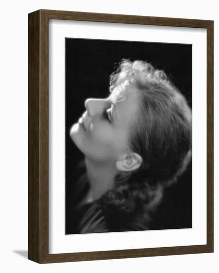 Greta Garbo Hollywood, 1929 (b/w photo)-null-Framed Photo