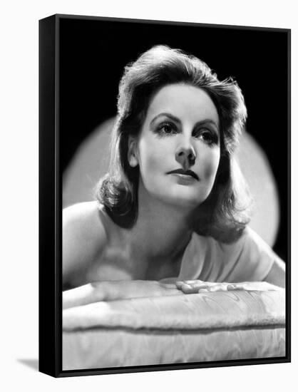 Greta Garbo Hollywood, 1941 (b/w photo)-null-Framed Stretched Canvas