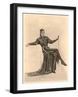 Greta Garbo in Slinky Outfit-null-Framed Art Print