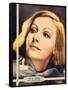 Greta Garbo on MGM jumbo window card/portrait poster, ca. 1932-null-Framed Stretched Canvas