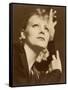 Greta Garbo (Real Name Greta Lovisa Gustafsson) Swedish Actress-null-Framed Stretched Canvas