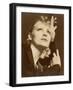 Greta Garbo (Real Name Greta Lovisa Gustafsson) Swedish Actress-null-Framed Photographic Print