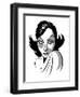 Greta Garbo, Swedish actress, 1905-1990-Neale Osborne-Framed Giclee Print