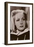 Greta Garbo, Swedish Actress and Film Star-null-Framed Photographic Print