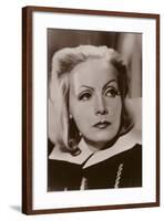 Greta Garbo, Swedish Actress and Film Star-null-Framed Photographic Print