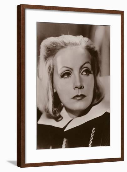 Greta Garbo, Swedish Actress and Film Star-null-Framed Photographic Print