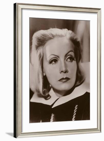 Greta Garbo, Swedish Actress and Film Star-null-Framed Photographic Print