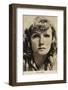 Greta Garbo, Swedish Actress and Film Star-null-Framed Photographic Print