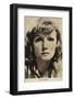 Greta Garbo, Swedish Actress and Film Star-null-Framed Photographic Print