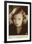 Greta Garbo, Swedish Actress and Film Star-null-Framed Photographic Print