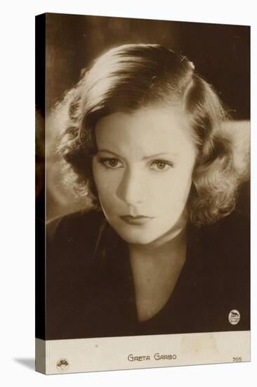 Greta Garbo, Swedish Actress and Film Star-null-Stretched Canvas