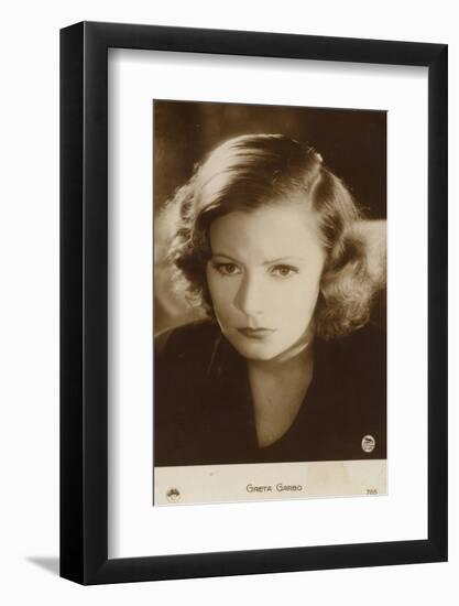 Greta Garbo, Swedish Actress and Film Star-null-Framed Photographic Print