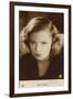 Greta Garbo, Swedish Actress and Film Star-null-Framed Photographic Print