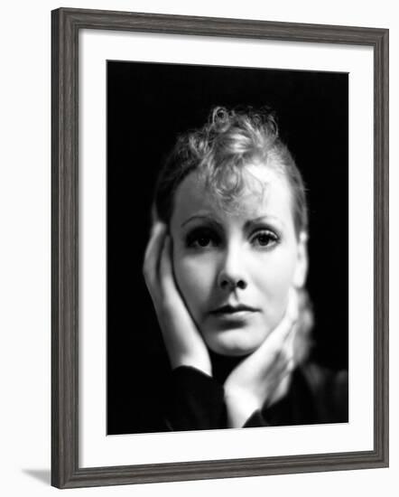 Greta Garbo. "The Kiss" 1929, Directed by Jacques Feyder-null-Framed Photographic Print