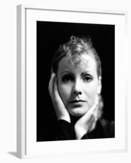 Greta Garbo. "The Kiss" 1929, Directed by Jacques Feyder-null-Framed Photographic Print