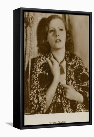 Greta Garbo-null-Framed Stretched Canvas