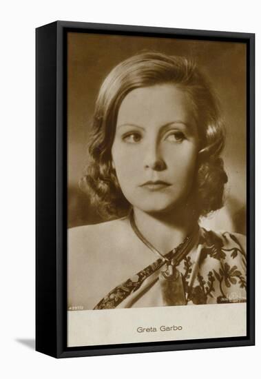 Greta Garbo-null-Framed Stretched Canvas