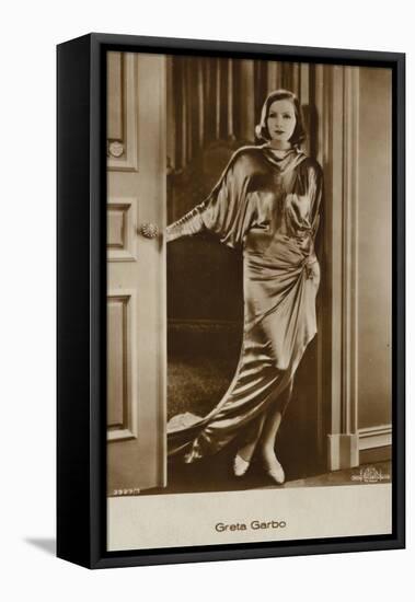 Greta Garbo-null-Framed Stretched Canvas