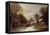 Gretton, Northamptonshire-Charles Leaver-Framed Stretched Canvas