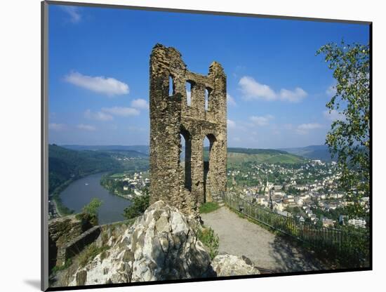 Grevenburg Castle Ruin, Mosel, Germany-Hans Peter Merten-Mounted Photographic Print