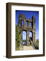 Grevenburg Castle Ruin, Traben-Trabach, Moselle Valley, Rhineland-Palatinate, Germany, Europe-Hans-Peter Merten-Framed Photographic Print