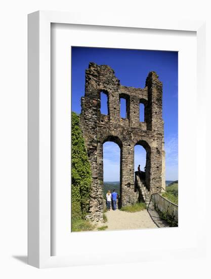 Grevenburg Castle Ruin, Traben-Trabach, Moselle Valley, Rhineland-Palatinate, Germany, Europe-Hans-Peter Merten-Framed Photographic Print