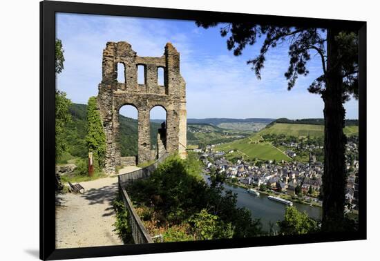 Grevenburg Castle Ruin, Traben-Trabach, Moselle Valley, Rhineland-Palatinate, Germany, Europe-Hans-Peter Merten-Framed Photographic Print