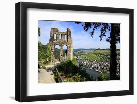 Grevenburg Castle Ruin, Traben-Trabach, Moselle Valley, Rhineland-Palatinate, Germany, Europe-Hans-Peter Merten-Framed Photographic Print